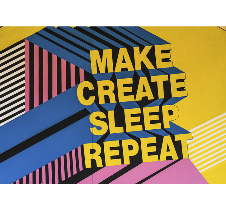 文字照片涂鸦流行城市艺术壁画 - TenStickers