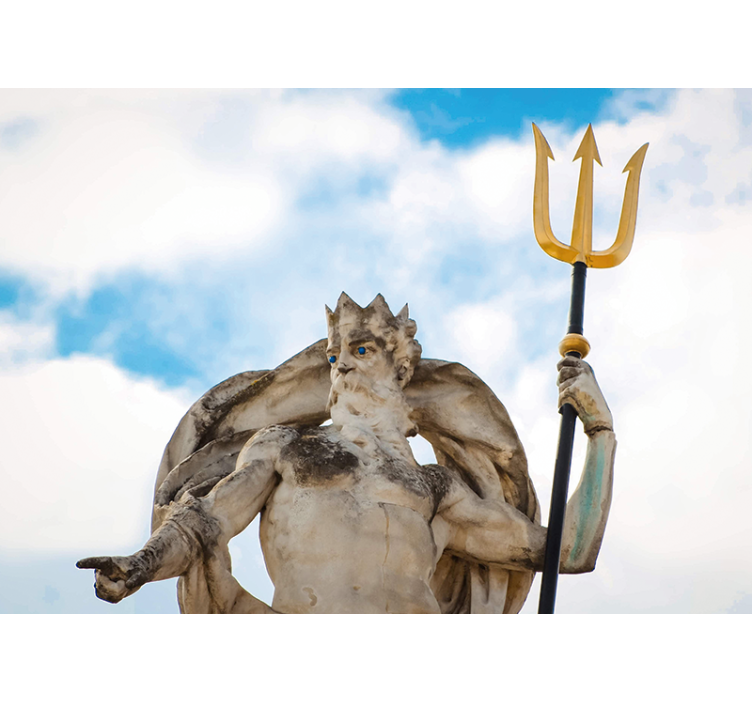 艺术照片墙神秘海洋统治者 - TenStickers