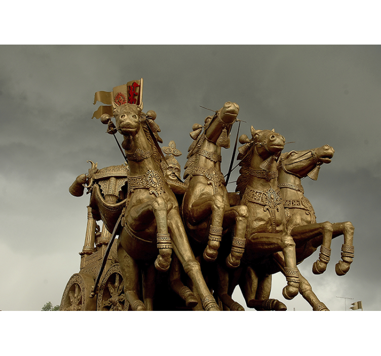 其他车辆壁画历史战车马匹 - TenStickers