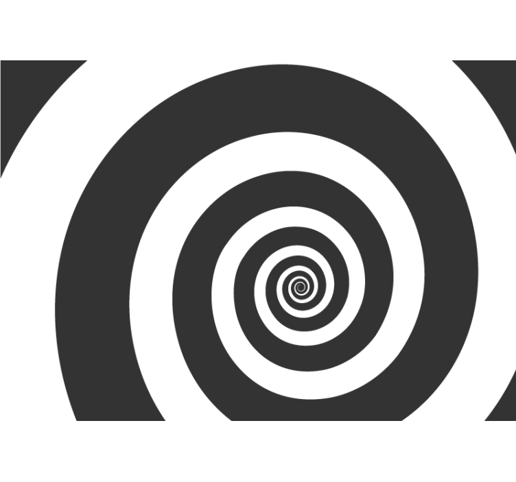 抽象照片墙旋转幻觉设计 - TenStickers