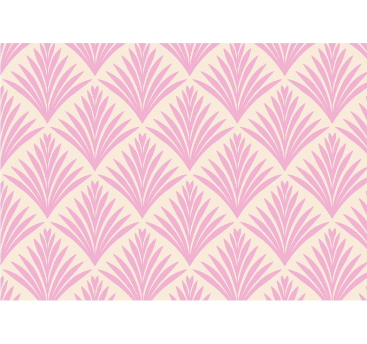 其他纹理和图案壁画风格化棕榈叶 - TenStickers