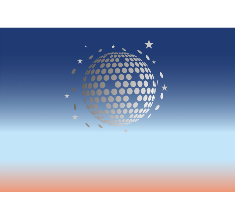 音乐照片墙迪斯科球设计 - TenStickers