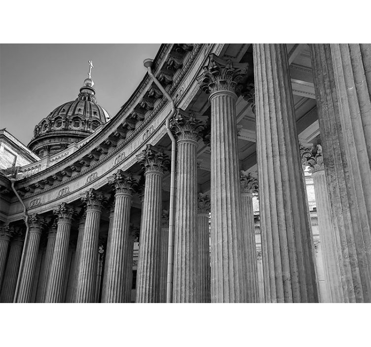 城市和乡村照片墙展现建筑优雅 - TenStickers