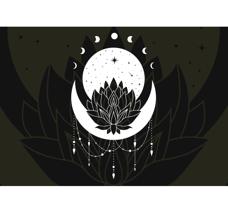 曼陀罗照片墙莲月设计 - TenStickers