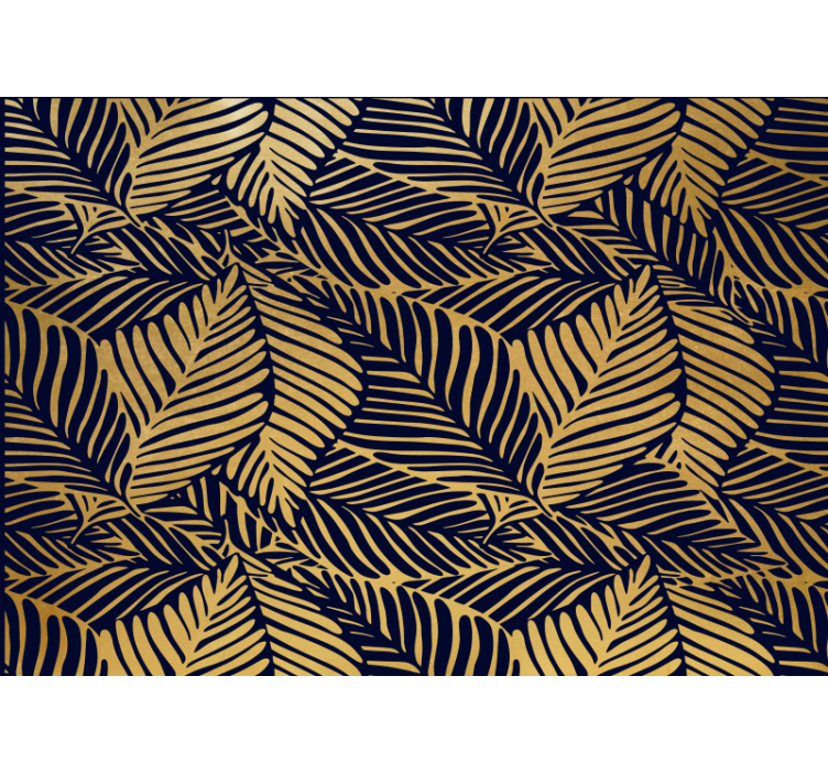 自然照片墙展现精致叶片纹理 - TenStickers