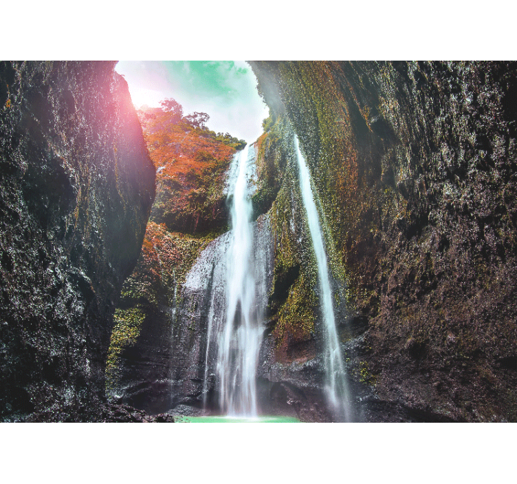 美丽的天使瀑布瀑布壁画 - TenStickers