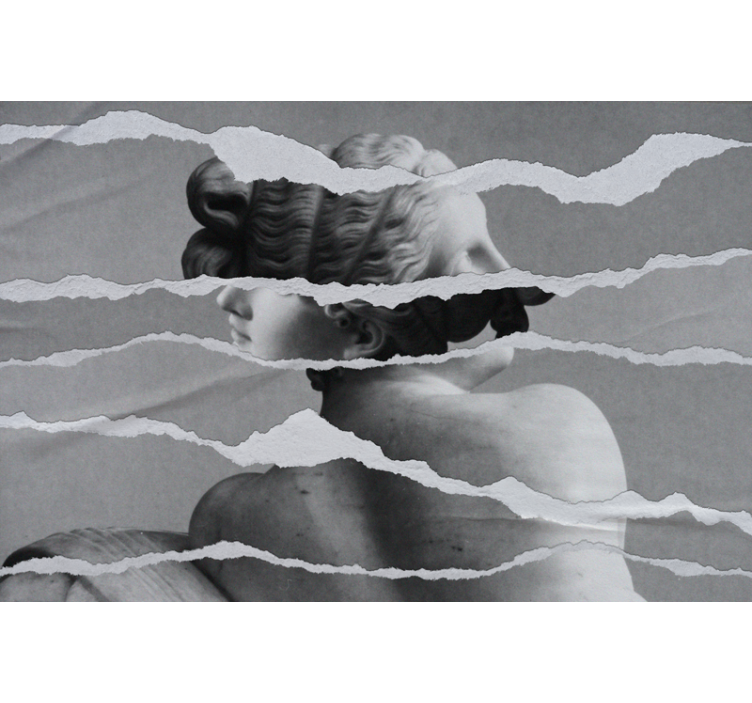 艺术照片墙展现经典雕塑之美 - TenStickers