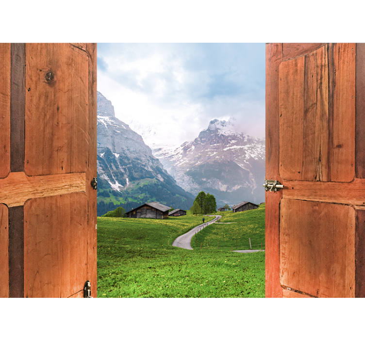 其他景观壁画山景开口 - TenStickers