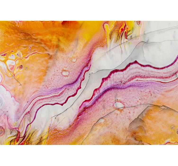 抽象照片墙展现活力流动图案 - TenStickers