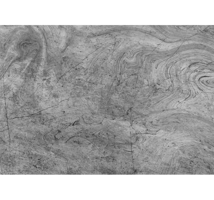 灰色大理石纹理设计浴室壁画 - TenStickers