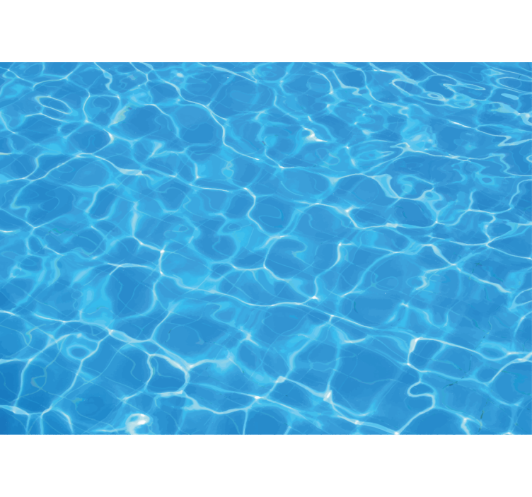 海洋的照片壁画清澈水面 - TenStickers