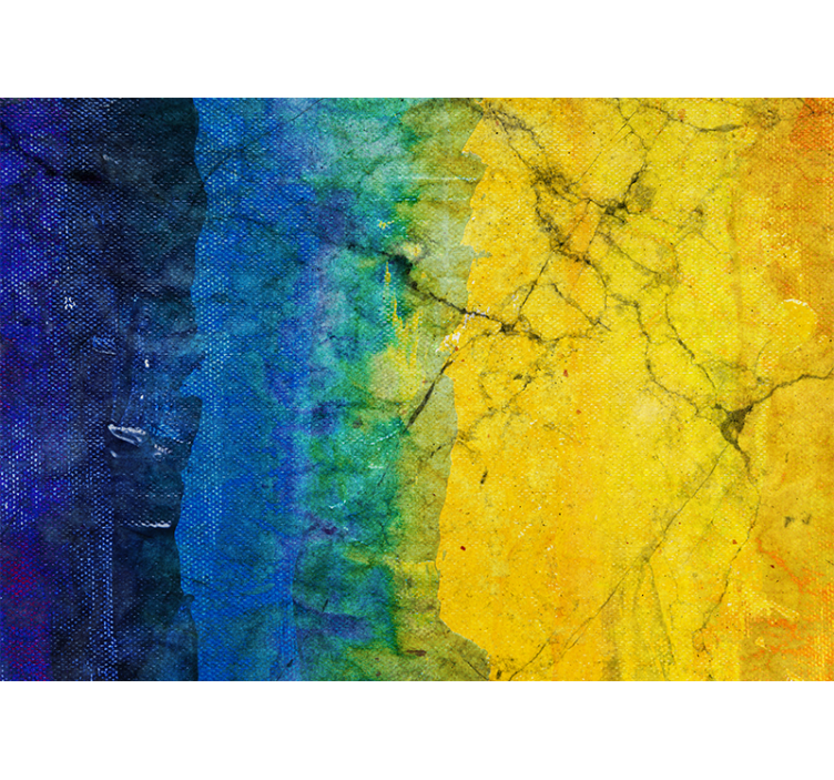 抽象照片墙展现生动的色彩融合 - TenStickers