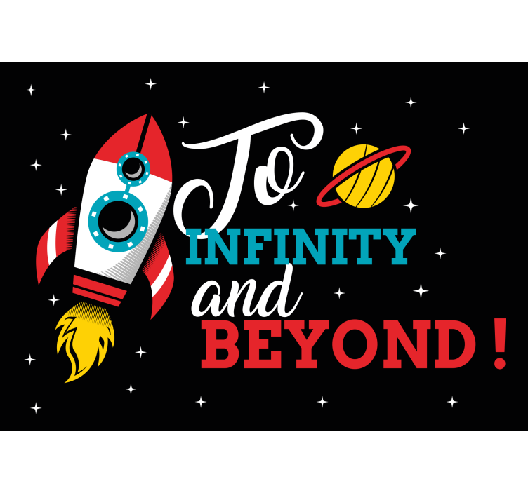 幻想的照片墙带你体验火箭太空冒险 - TenStickers