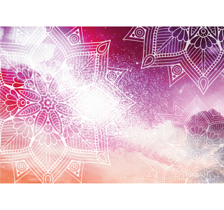 曼陀罗照片墙精美曼陀罗图案 - TenStickers