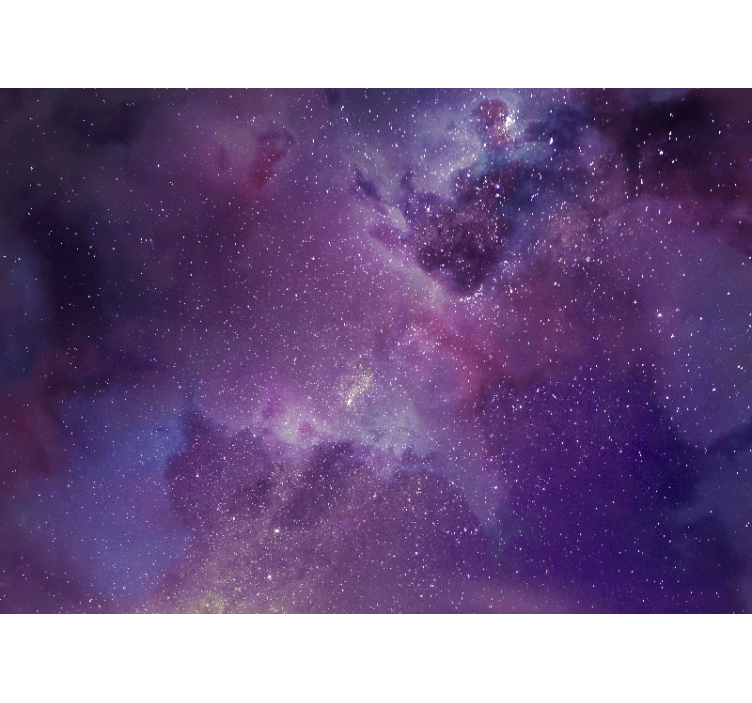 空间照片墙呈现宇宙星云美景 - TenStickers