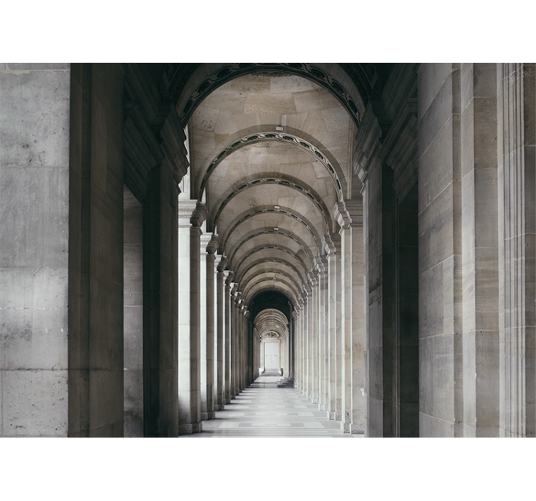 城市和乡村照片墙之建筑拱门视角 - TenStickers