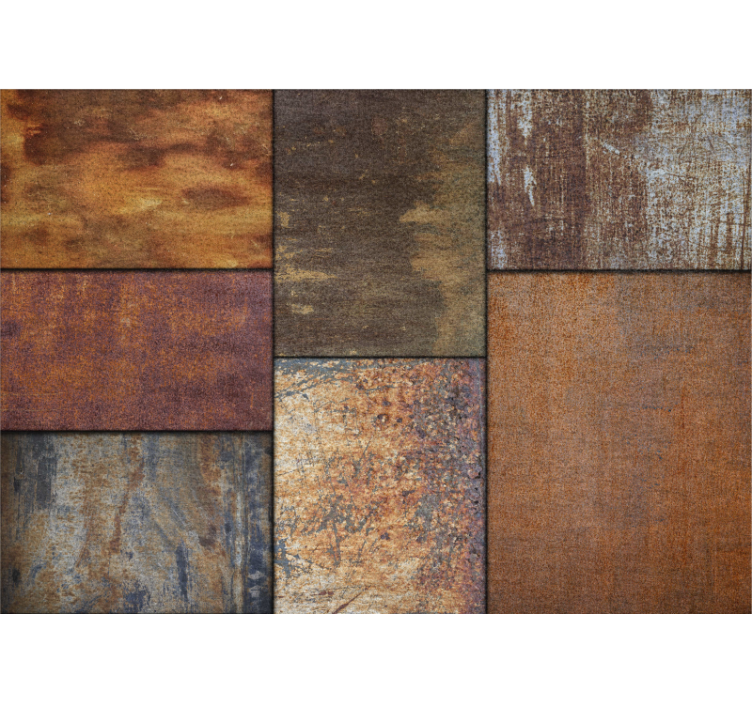 其他纹理和图案壁画：质朴纹理面板 - TenStickers