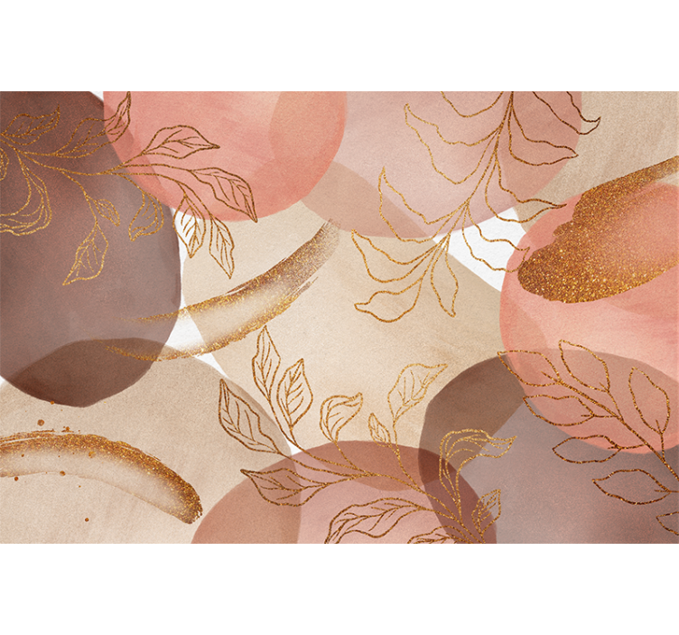 用于浴室的其他壁画装饰花卉图案 - TenStickers