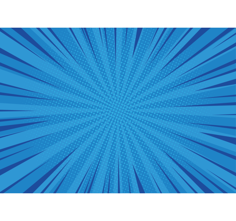 城市艺术照片壁画动态蓝色爆发 - TenStickers