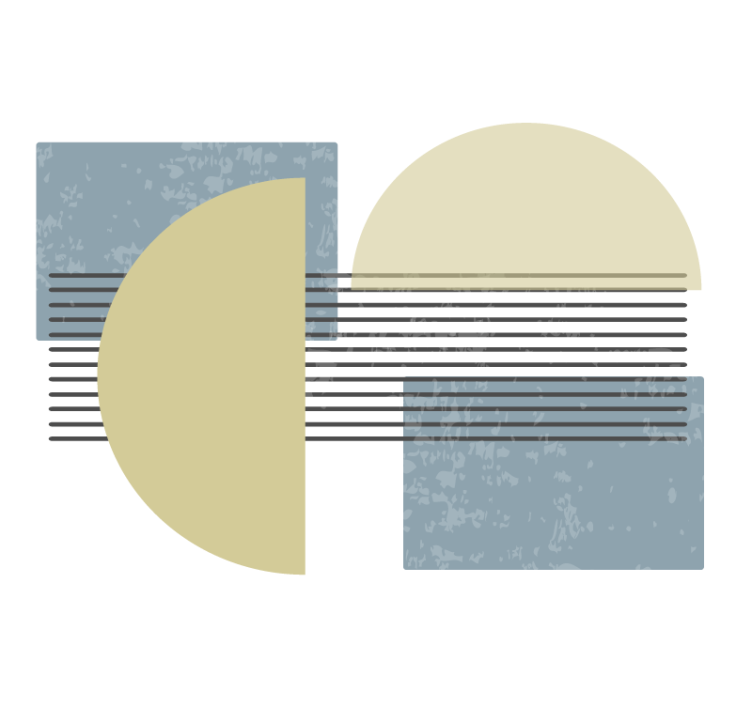 艺术照片墙几何形状排列 - TenStickers