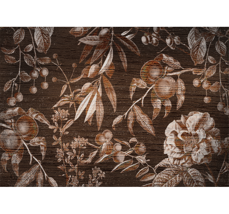 花卉照片墙展现花卉艺术设计 - TenStickers