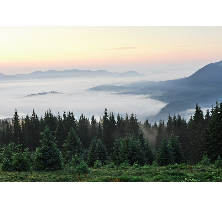 其他景观壁画宁静山景 - TenStickers