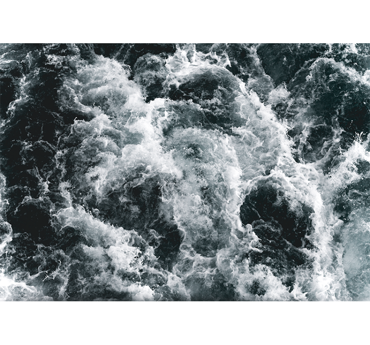 海洋的照片壁画激荡的海浪 - TenStickers