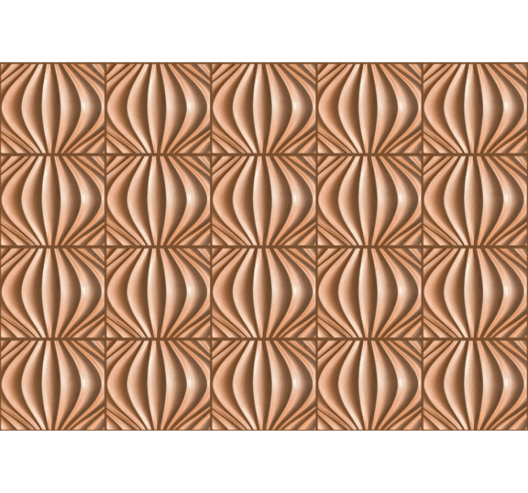 其他具有纹理和图案的壁画：纹理波浪图案 - TenStickers