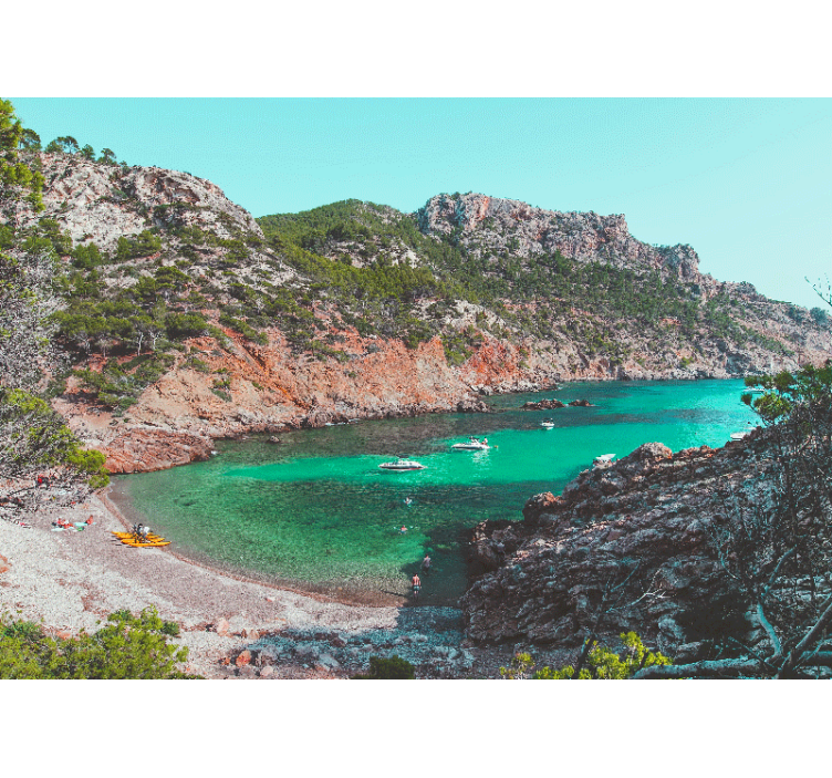 其他景观壁画海湾海滨景观 - TenStickers