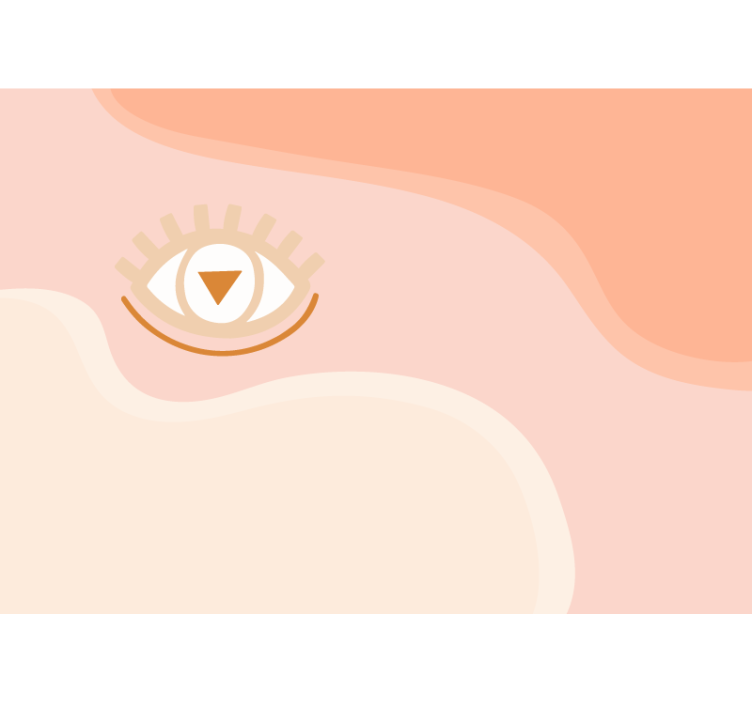 抽象照片墙与风格化眼睛设计相结合 - TenStickers