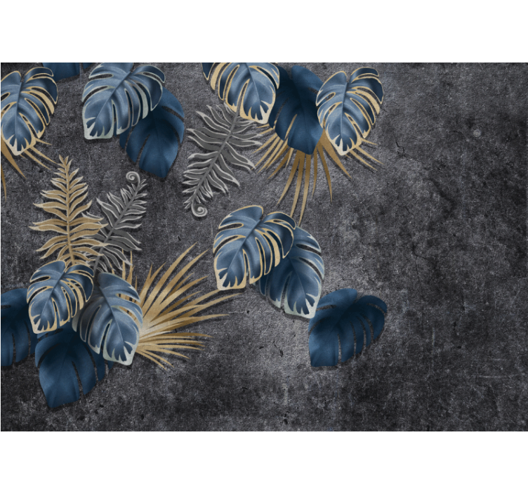 自然照片墙叶片细节设计 - TenStickers