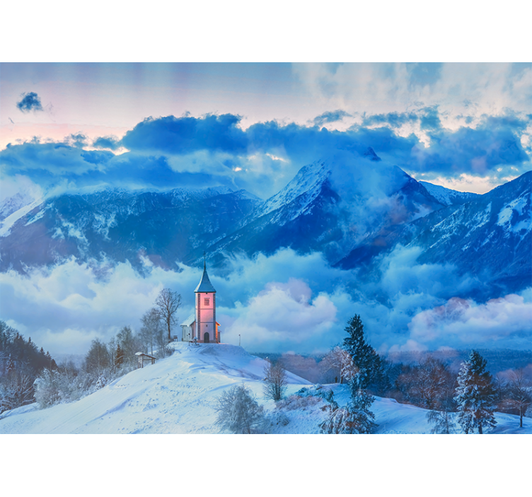 其他景观壁画雪山风景 - TenStickers