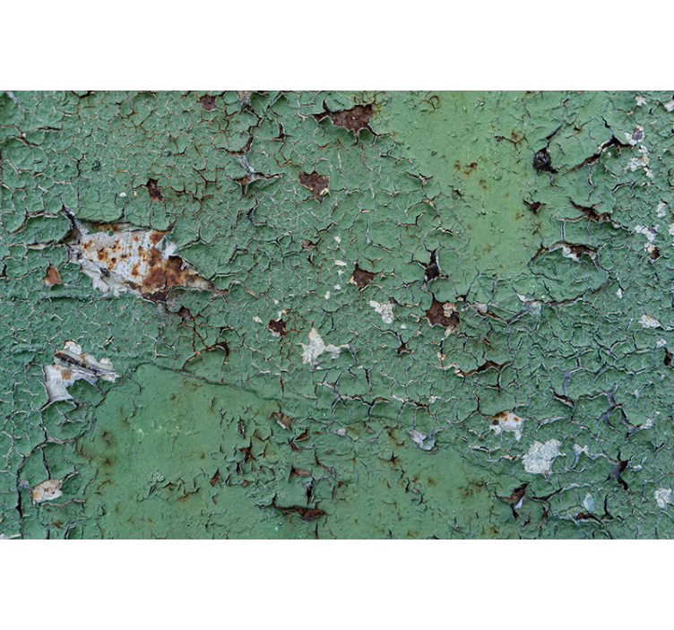 其他纹理和图案壁画 生锈剥落的金属 - TenStickers