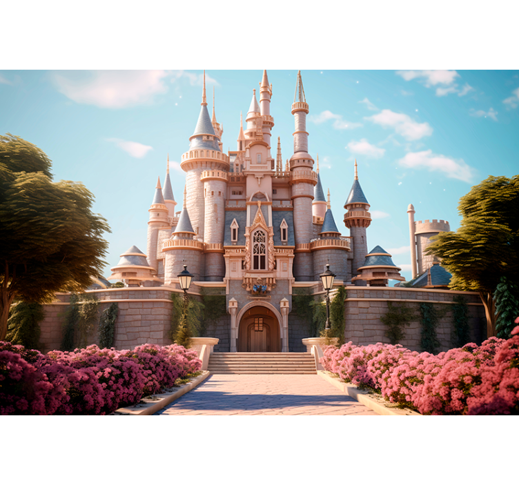 幻想照片墙 公主城堡 - TenStickers