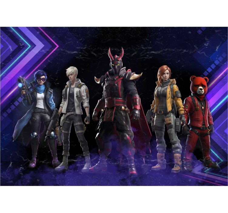 用于青少年房间的其他壁画 未来的角色未来的角色 - TenStickers