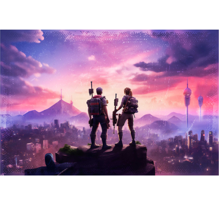 用于青少年房间的其他壁画 冒险冒险 - TenStickers