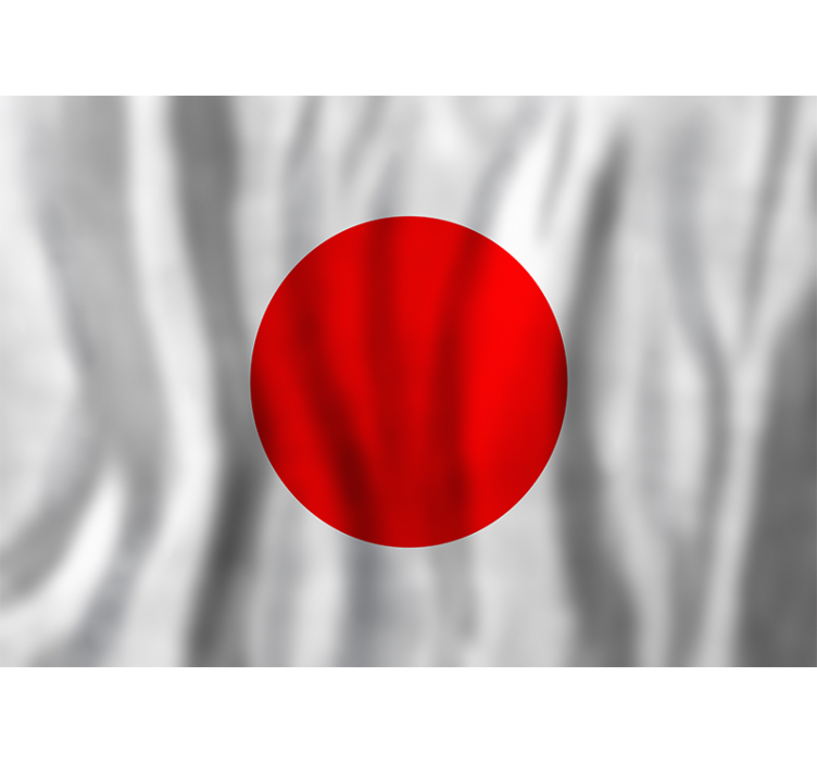 其他城市和国家的照片墙 日本国旗 - TenStickers