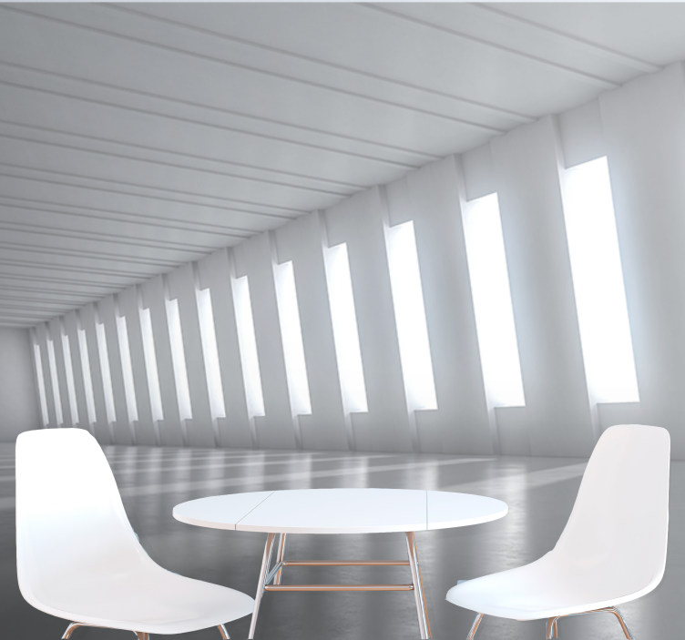 3d效果照片墙打造简约明亮空间 - TenStickers