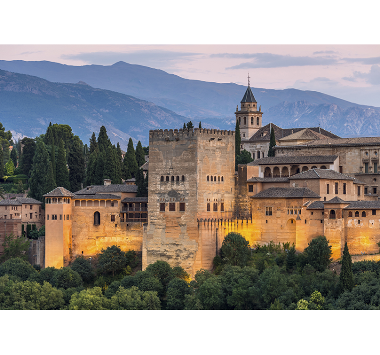 城市和乡村照片墙 历史堡垒全景 - TenStickers