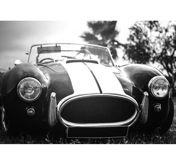 复古赛车照片壁纸 - TenStickers