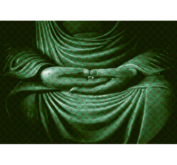 佛祖的照片墙宁静佛像 - TenStickers