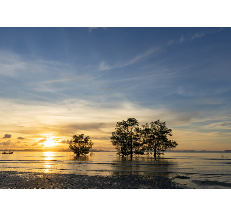 其他景观壁画宁静的日落 - TenStickers