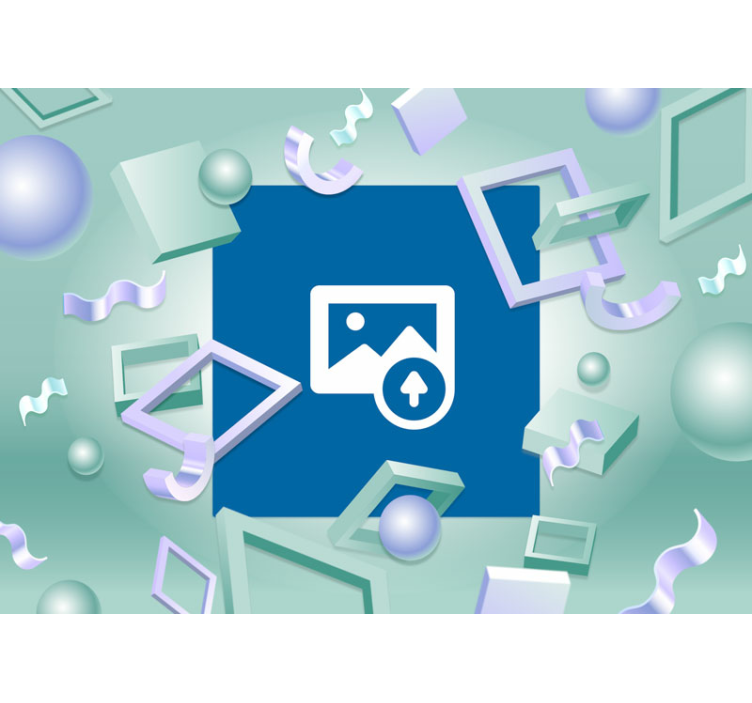 花卉照片墙 手捧花朵 - TenStickers