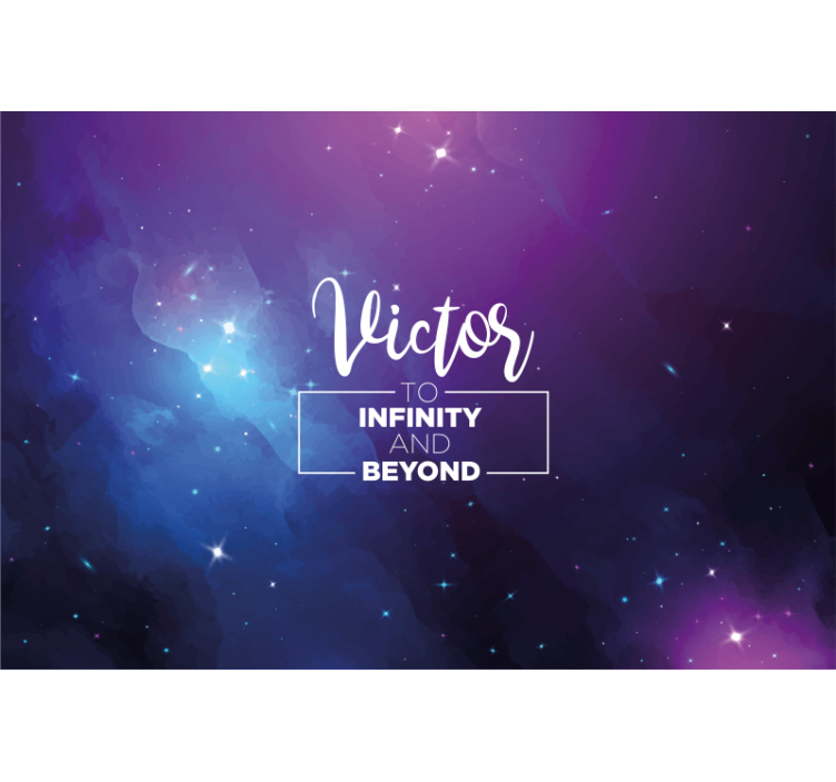 银河个性报价定制墙壁画 - TenStickers