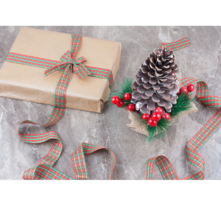 圣诞照片墙 圣诞 节日松果摆设 - TenStickers