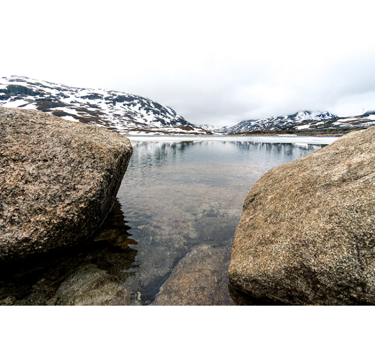 其他景观壁画宁静山脉回响 - TenStickers