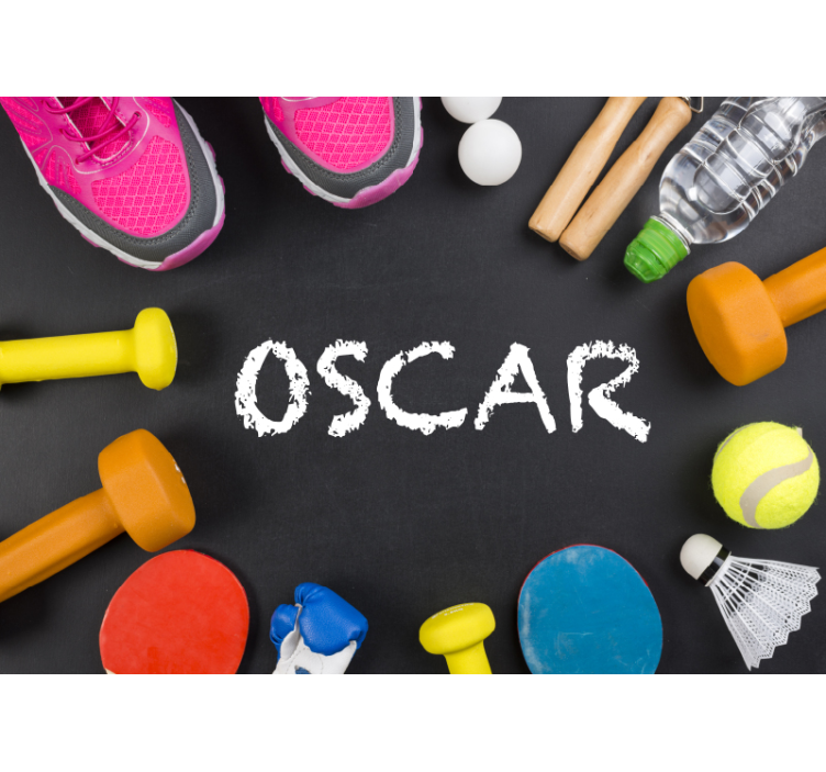 短语照片墙 健身必需品展示 - TenStickers