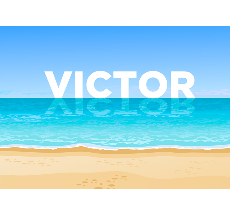 海洋的照片壁画 有水的海滩 - TenStickers