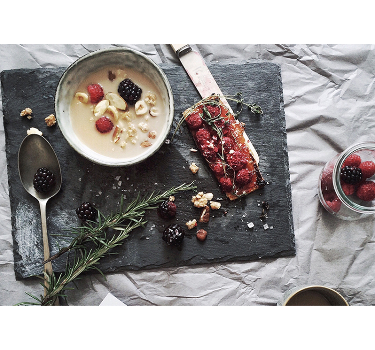 花卉照片墙新鲜浆果乐趣 - TenStickers