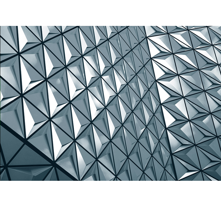 抽象照片墙 几何图案表面 - TenStickers